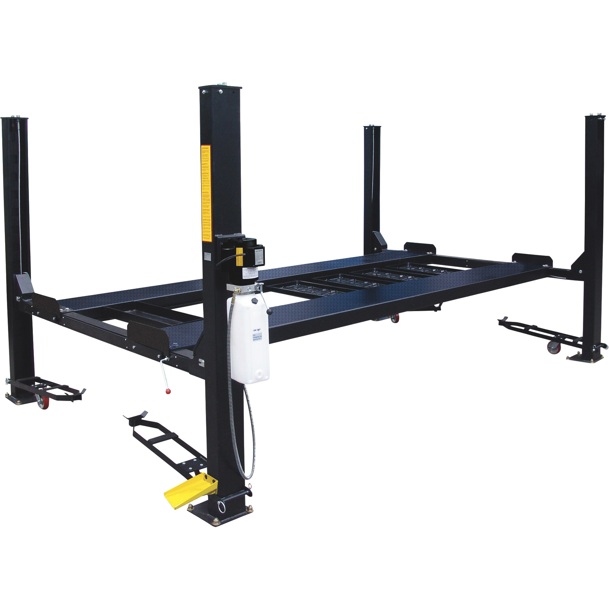 Tuxedo 4-Post, 9000-Lb. Capacity Electric Hydraulic Lift, 97in. Height, Model# FP9K-DX-XLT
